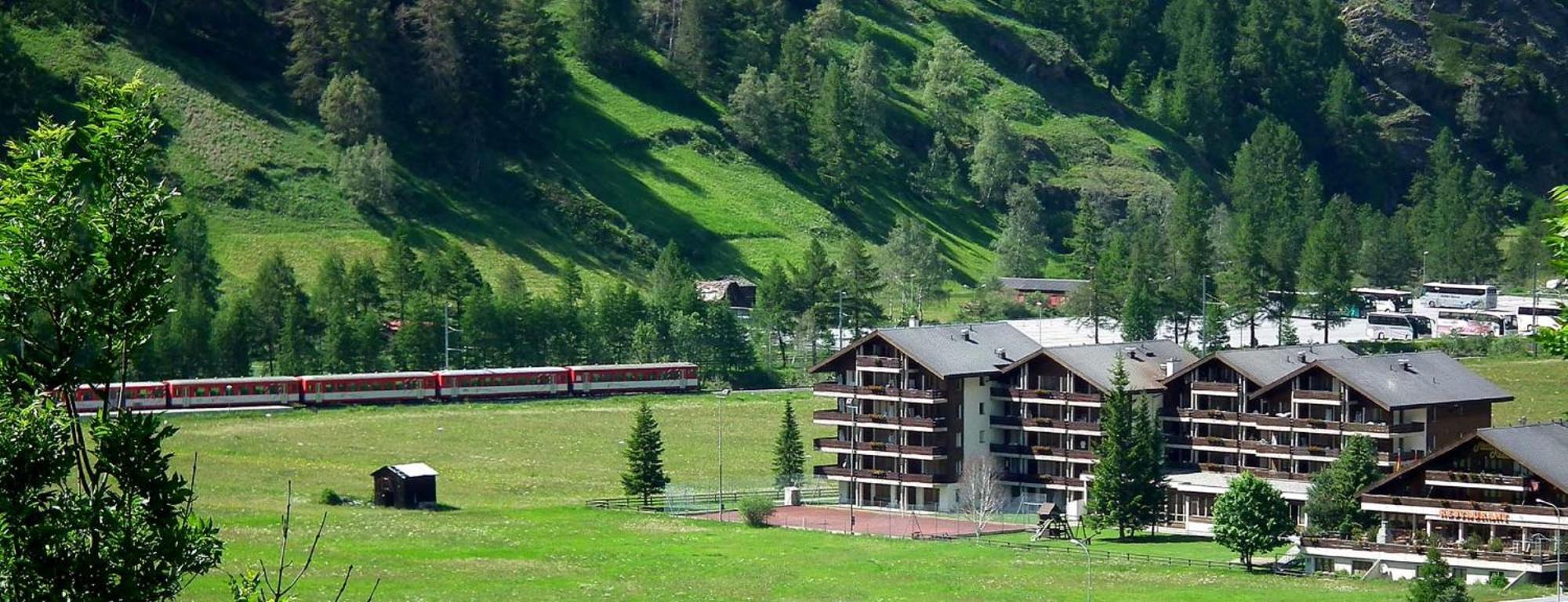Monte Rosa Taesch, Apartments Mit Wellness Bereich Екстериор снимка